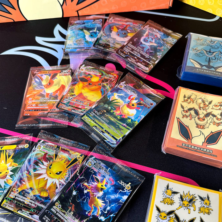 Chinese Flareon, Vaporeon, Jolteon VMAX Sealed Promos